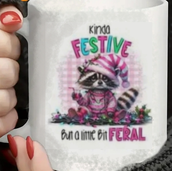 NEW Handmade Funny Holiday Mugs Several designs.  Crazy Frog - Picture 9 of 14